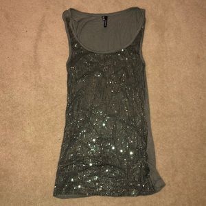 green sparkle tank